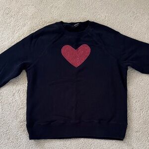 Zadig & Voltaire Navy Crewneck Sweatshirt